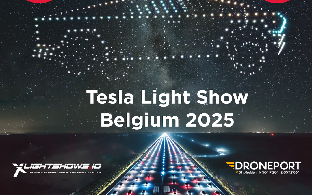 Tesla Light Show – Nieuw wereldrecord in België